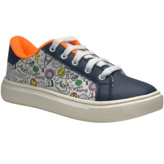 Tênis Mav03dy Avengers Marvel Branco/marinho/laranja - HARTY CALÇADOS
