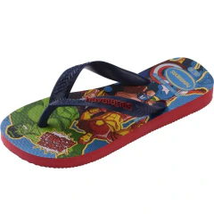 Chinelo Havaianas Kids Top Marvel Vermelho Hibisco - HARTY CALÇADOS