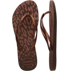 Chinelo Havaianas Slim Animals Cafe/acobreado - comprar online