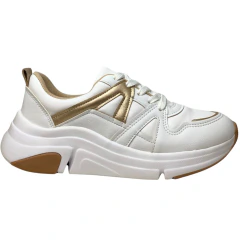 Tenis Modare Preço Especial Por Leve Mancha Na Sola Bco/Dourado na internet