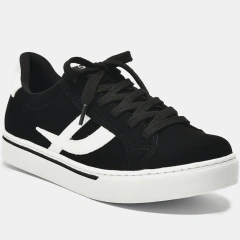 Tênis Via Marte 016-012 Preto/branco - comprar online