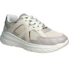 Tênis Molekinha 2584115 Branco Off/cinza/dourado - comprar online