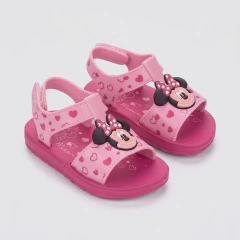 Sandália Infantil Grendene Disney Minnie Menina Com Brinde 23345 na internet