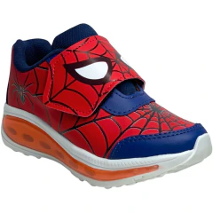 Tênis Mini-pé Homem Aranha com led Mp-2634 Vermelho/royal - HARTY CALÇADOS