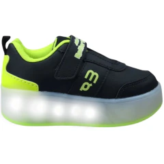 Tênis Mini-pé C/led E Rodinha Mp-2623 Preto/limão - comprar online