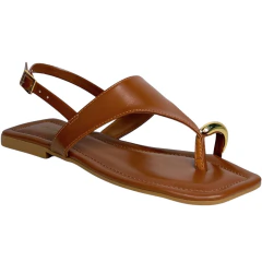 Sandália Rasteirinha Harty A2095-30155 Nogueira - comprar online