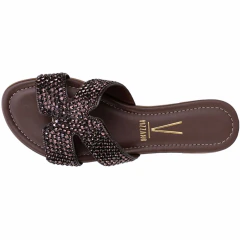 Rasteirinha Vizzano 63711005 Chocolate - HARTY CALÇADOS