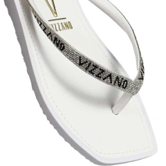 Chinelo Vizzano 6531105 Branco/cristal - loja online