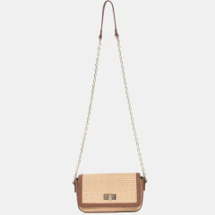 Bolsa Via Marte B1-411 Natural Natural - HARTY CALÇADOS