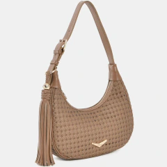 Bolsa Via Marte B1-407 Marrom Marrom na internet