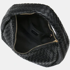 Bolsa Via Marte B1-405 Preto Preto - HARTY CALÇADOS