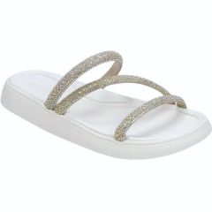 Rasteirinha Moleca 5469321 Creme/champanhe - comprar online