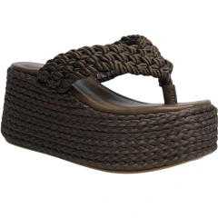 Tamanco Harty Anabela S626-634384 Cafe - comprar online