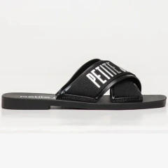 Chinelo Petite Jolie Pj7611 Preto/prata - comprar online