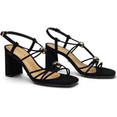 Sandalia Ramarim 26-41202 Preto - HARTY CALÇADOS