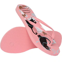 Imagem do Chinelo Havaianas Slim Pets Manga Rosa