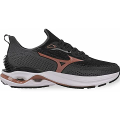 Tênis Mizuno Wave Mirai 8 Preto/rosê na internet