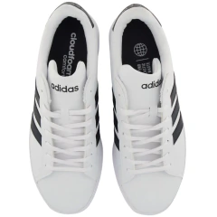 TÊNIS ADIDAS 01/2024 GRAND COURT 2.0 GW9195 BRANCO/PRETO - HARTY CALÇADOS