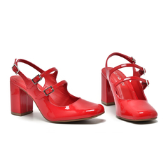SAPATO VIA MARTE SLINGBACK 04/2024 062-005 SCARLET - loja online