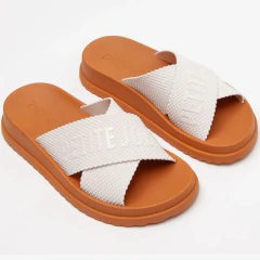 Chinelo Petite Jolie Pj6812ii White/doce De Leite na internet
