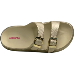 Papete Molekinha 2376200 Creme/dourado - loja online