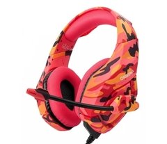 HEADSET GAMER - (rosa) CAMUFLADO