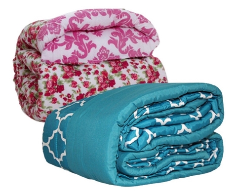 pack x 5 acolchados 2 plazas estampado