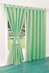 Juego de cortinas con presillas de tropical mecánico - Articulo 125