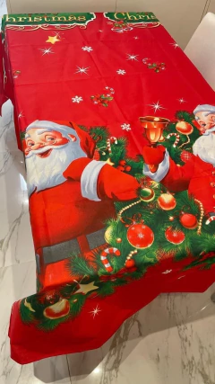 mantel navideño antimancha