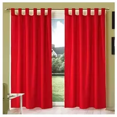 Juego de cortinas con presillas de tropical mecánico - Articulo 125