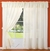 Juego de cortinas de voile triple, con faldon y voladitos - Articulo 101 - Blanco Yabell