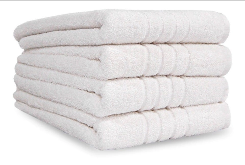 Pack x 10 toallones iris blancos hoteleros