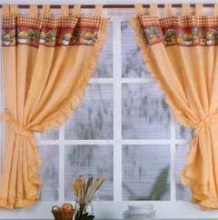 Juego de cortinas de cocina estampadas - Articulo 401