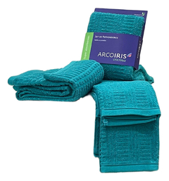 Pack x 2 repasadores arco iris - Blanco Yabell