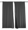 Juego de cortinas blackout vinilica simil lino - comprar online