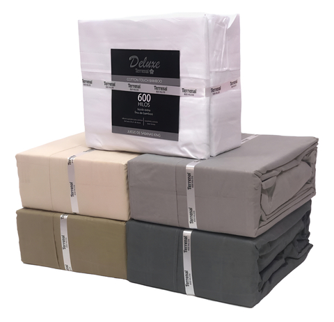 Juego de sabanas terrenal king size 600 hilos - comprar online