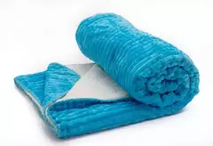Imagen de Mantas con corderito acanaladas 2 1/2 PL