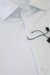 Camisa Regular - Pinpoint Branco - Algodão Pima - comprar online