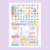 Plancha de Stickers talle M 2024 - comprar online