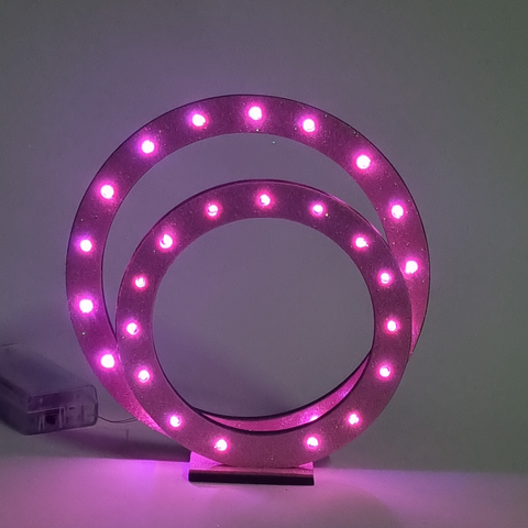 Plano de Fundo Duplo Guirlanda para uso de led