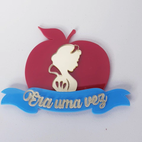 Aplique Maçã Era uma vez (8cm) - comprar online