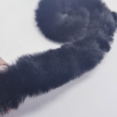 Fita Pelúcia Preta (m)