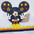 Plano de Fundo Cabeça Mickey Estrelinhas (16 cm) na internet