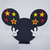 Plano de Fundo Cabeça Mickey Estrelinhas (16 cm)