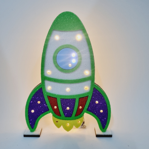 Plano de Fundo Foguete Buzz para uso de led (14 cm)