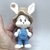 Biscuit Coelho Jardineira (12 cm) - comprar online