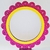 Plano de Fundo Redondo Flor Stitch (15 cm) - comprar online