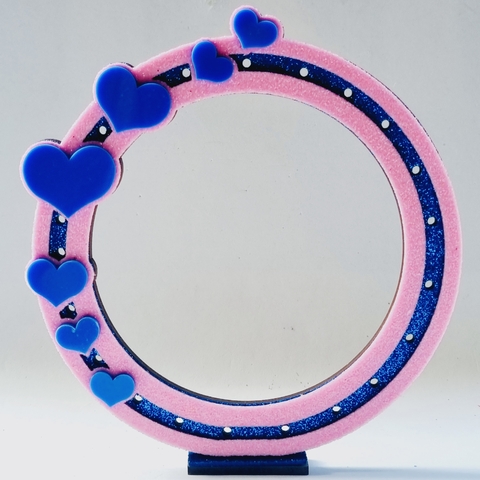 Plano de Fundo Corações Stitch para uso de led (15 cm)