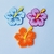 Flor Hibisco Stitch (6 cm)