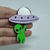 Aplique Disco Voador Alienígena Pendurado (6 cm) - comprar online